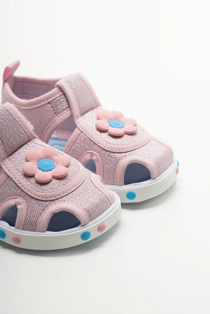 Flower Sandals Pink (2)