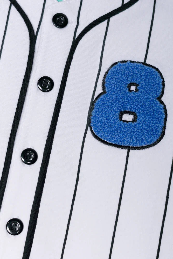 2 Piece Baseball Set Black And White (1)