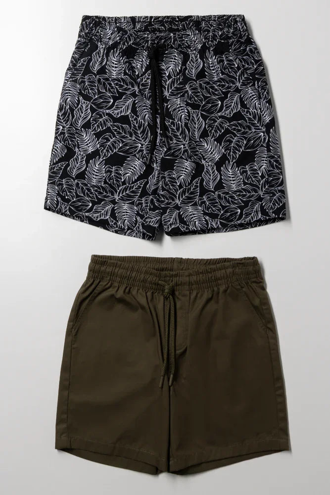 2 Pack Shorts Fatigue