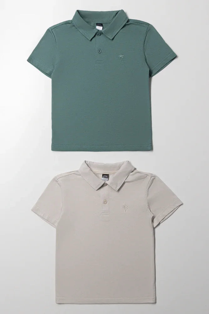 2 Pack Golfers Green And Natural