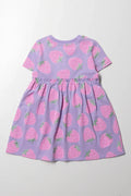Strawberry Short Sleeve Dress Purple (2)