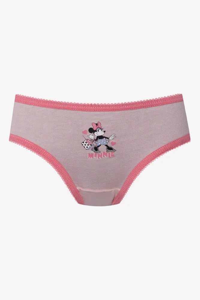Minnie Mouse 3 Pack Bikini Panties Pink And Lilac (2)
