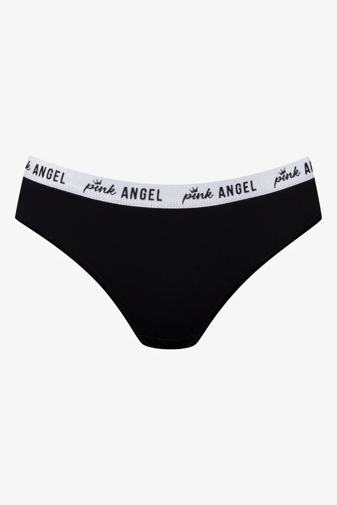 3 Pack Bikini Panties Pink, Black And Grey