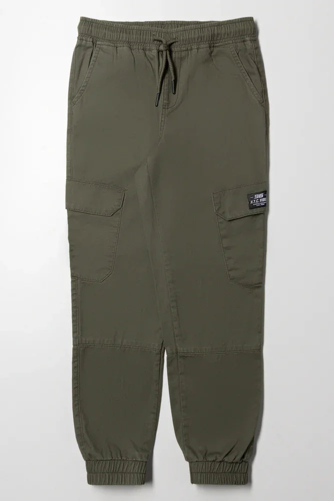 Cargo Jogger Pants Green