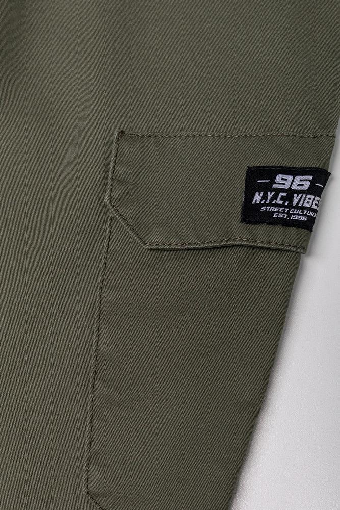 Cargo Jogger Pants Green