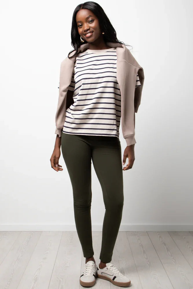 Wide Waist Leggings Green