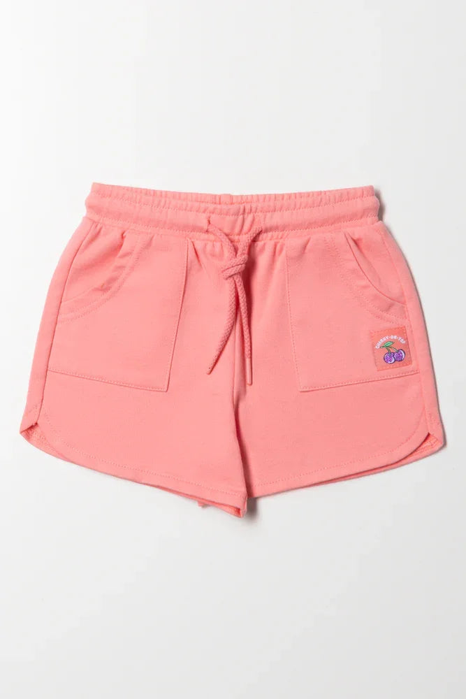 Fleece Shorts Pink