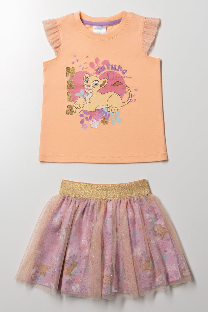 Lion King Tutu Set Peach
