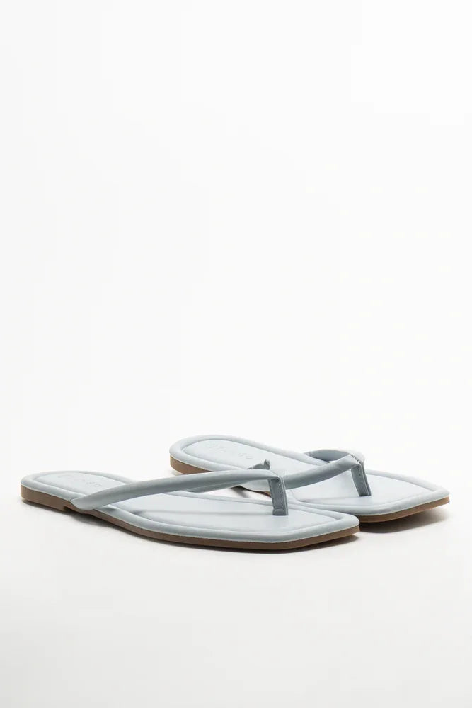 Thong Mule Sandal Blue