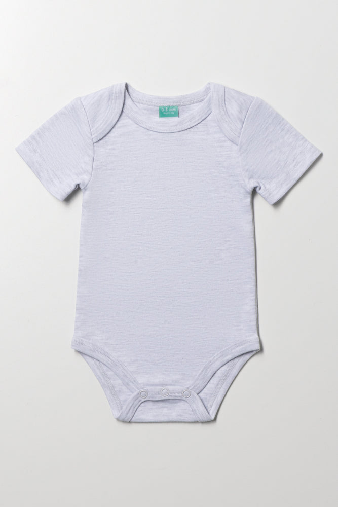 Ackermans Long Sleeve Baby Vests Boy Short Sleeve Bodyvest Grey Vests Ackermans – Vests Ackermans