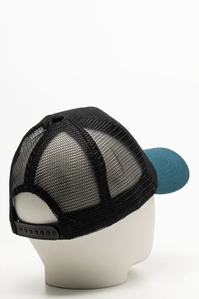 Dino Badge Peak Cap Black