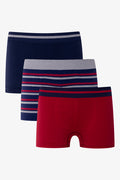 3 Pack Seamfree Boxers Red