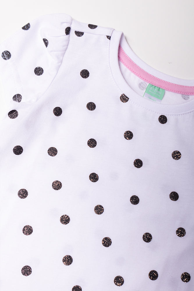 Puff Sleeves T-Shirt White