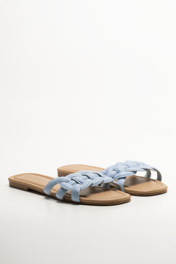 Mule Sandals Blue