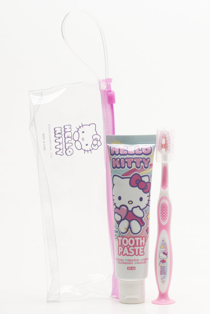 Hello Kitty Oral Travel Set Pink (1)