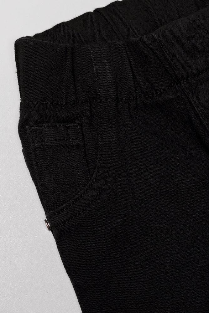 Denim Jeggings Black
