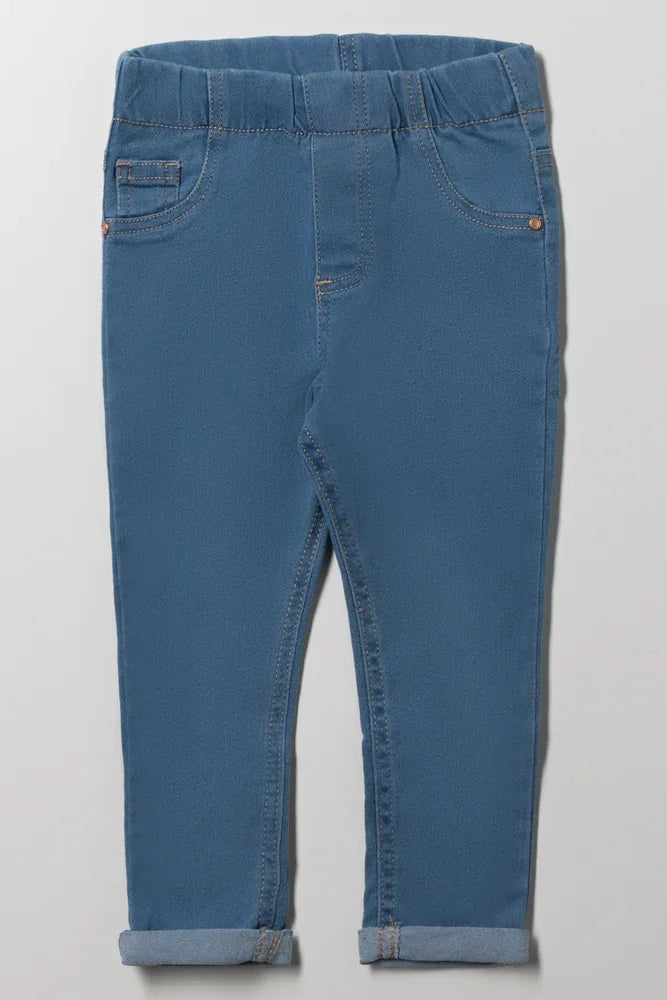Denim Jeggings Mid Blue