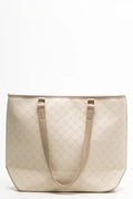 Embossed Tote Bag Natural