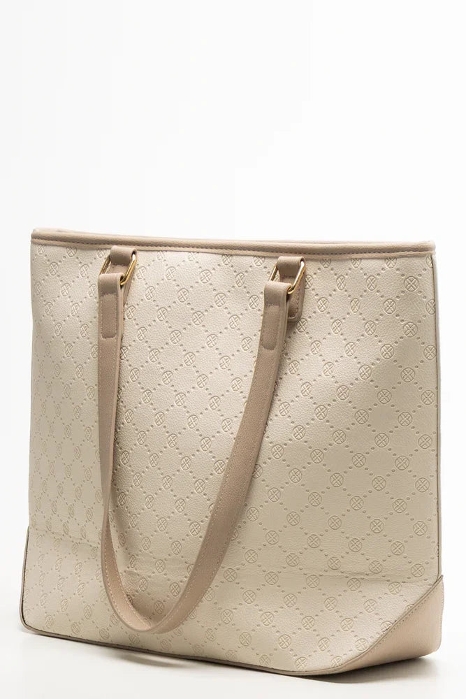 Embossed Tote Bag Natural
