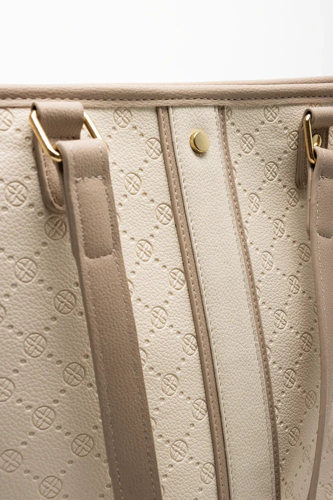 Embossed Tote Bag Natural (3)