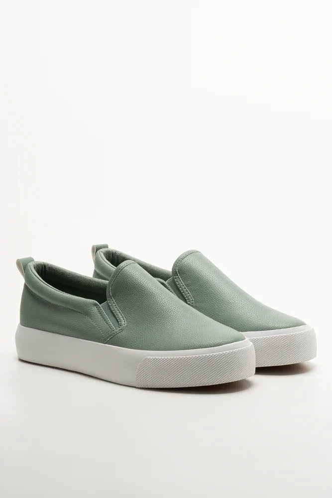 Slip On Sneakers Green