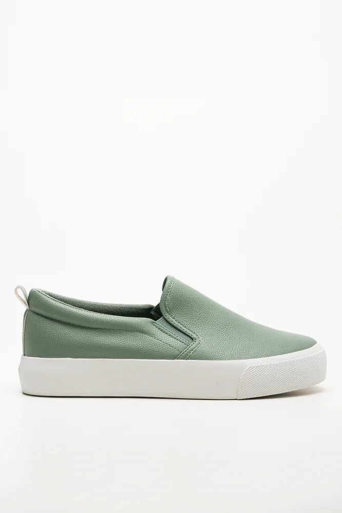 Slip On Sneakers Green