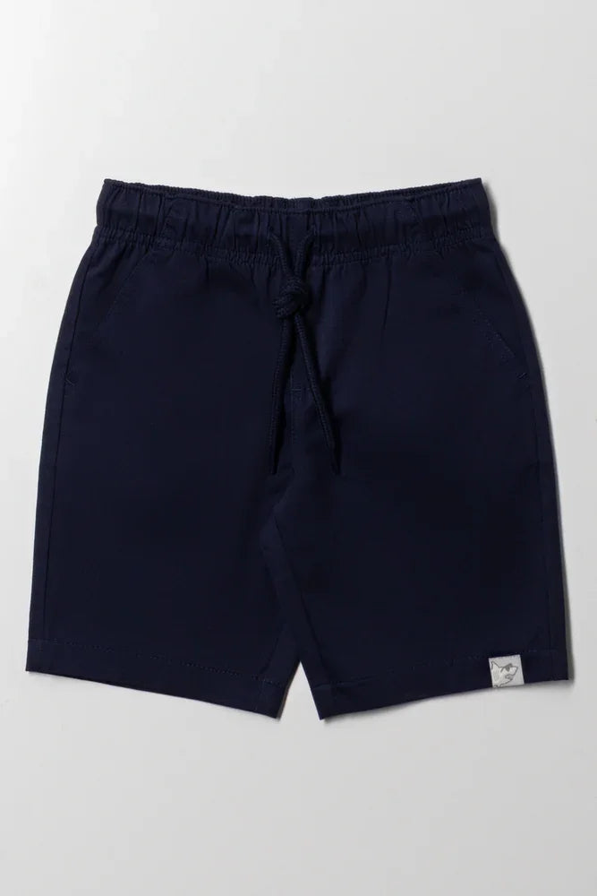 Knit Shorts Navy
