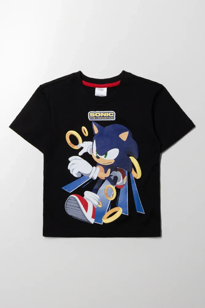 Sonic Short Sleeve T-Shirt Black