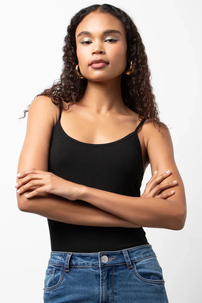 Fitted Cami Black