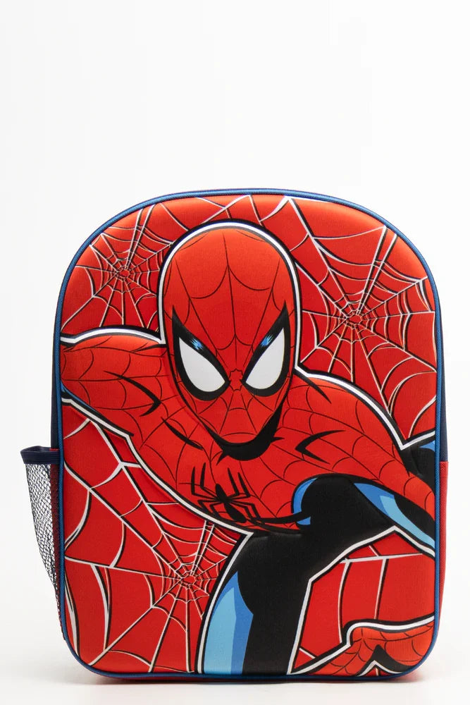 Spider-Man Debossed Back Pack Red