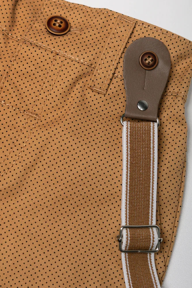 Chino Shorts With Braces Natural