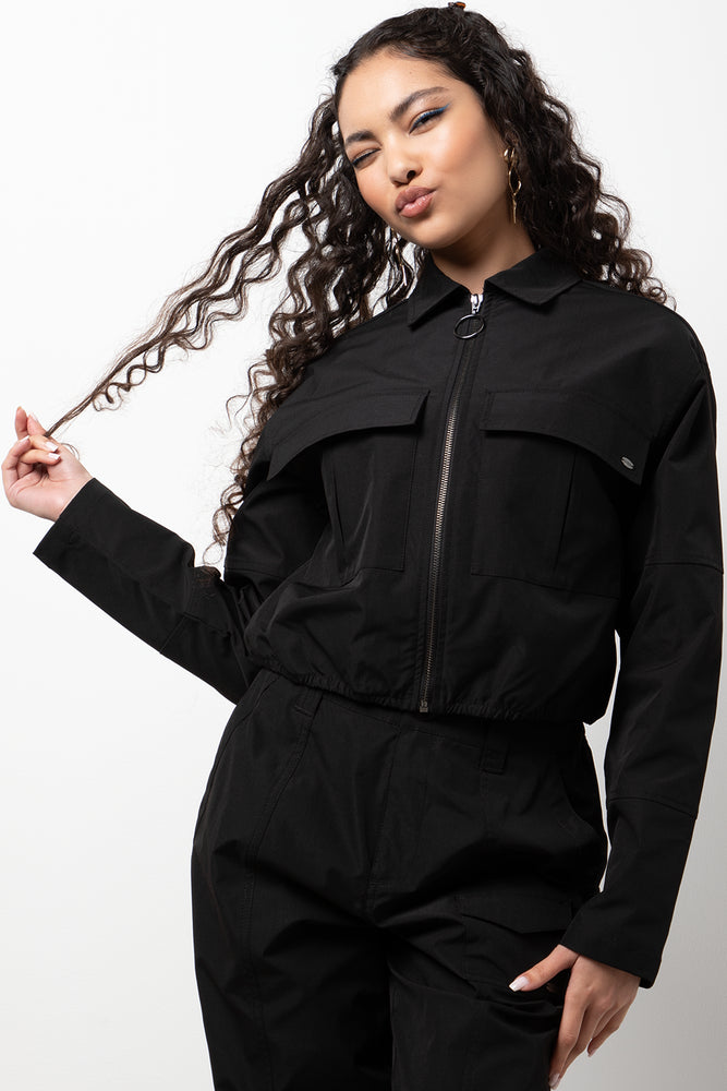 Utility Jacket Black Jackets Knitwear Ackermans – Jackets