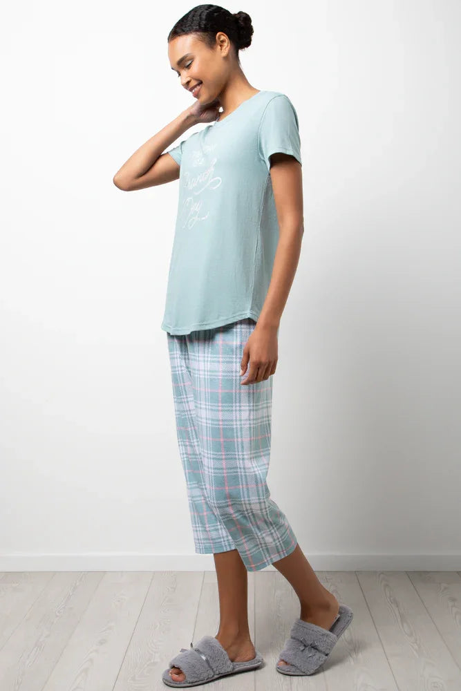 Everyday Is A Brunch Day Capri Pyjamas