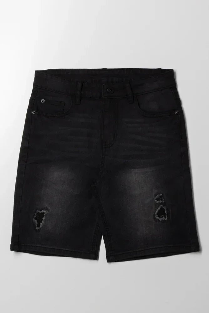 Denim Shorts Black