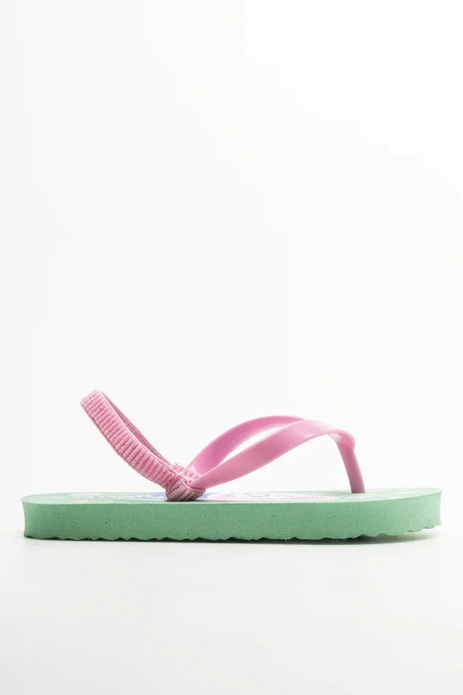 Butterfly Flip Flops Aqua
