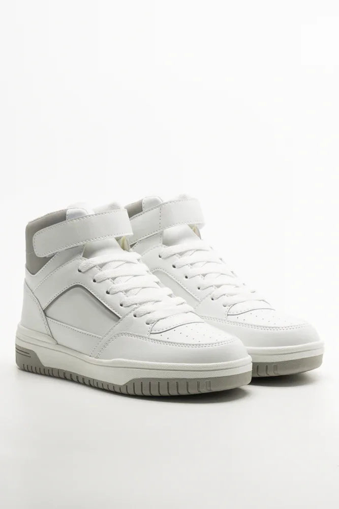 Skate High Top Sneakers White