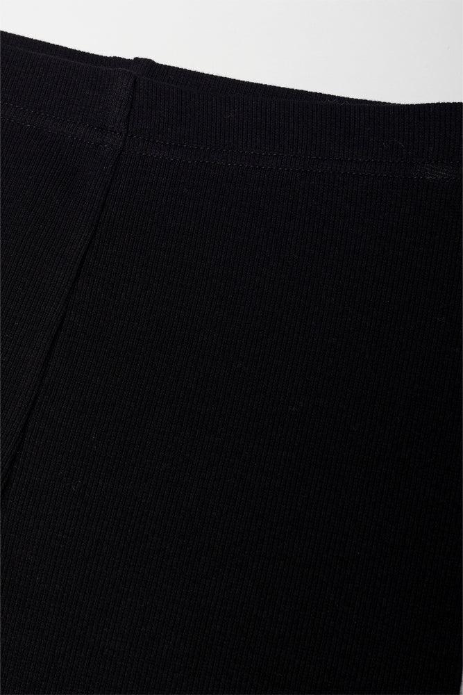 Rib Cycle Shorts Black
