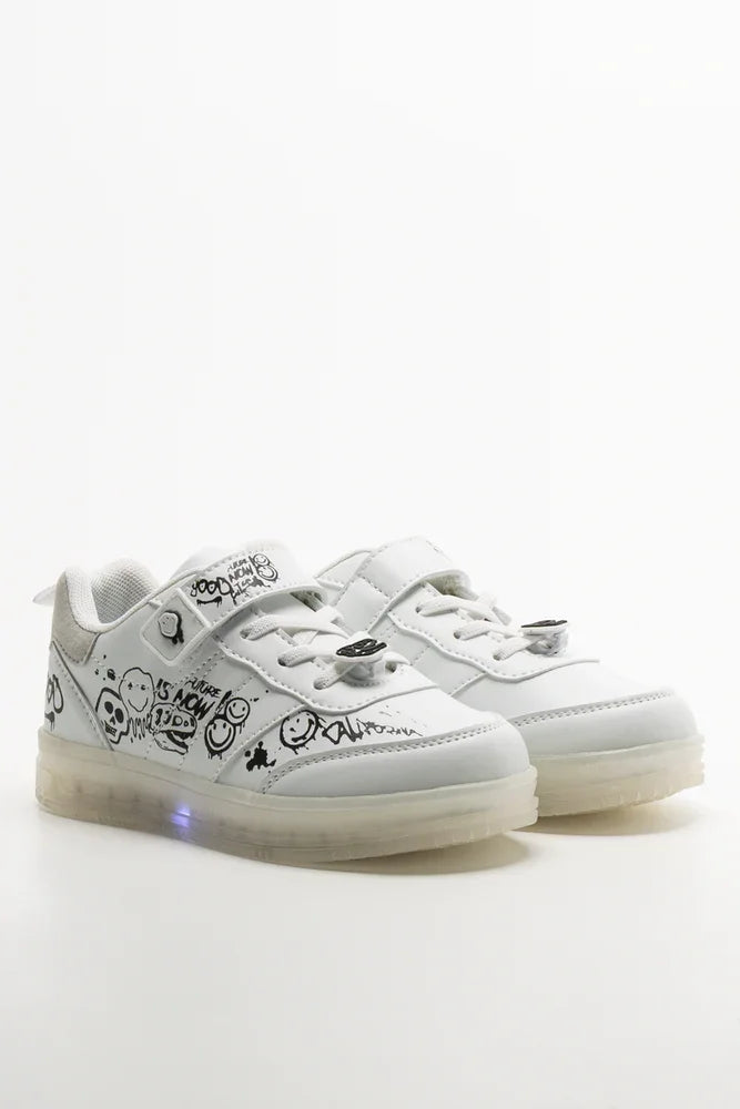 Light Up Sneakers White