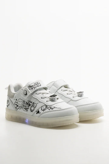 Light Up Sneakers White