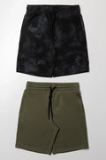 2 Pack Shorts Black And Green