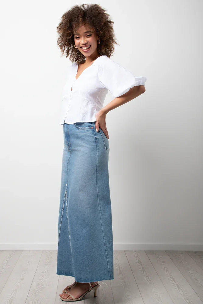 Ballerina Sleeve Top White (1)