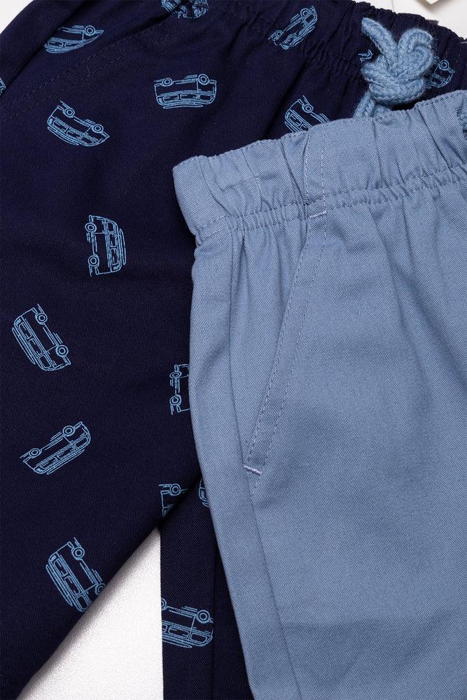 2 Pack Shorts Blue