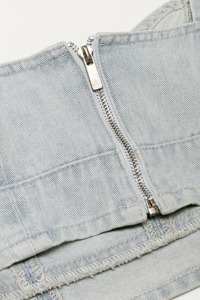 Denim Corset Light Grey (1)