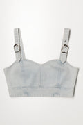 Denim Corset Light Grey