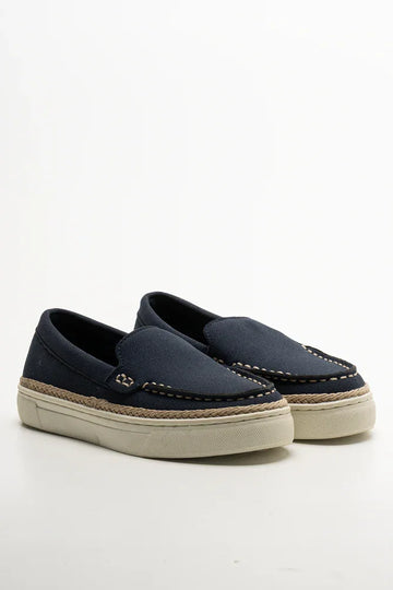 Woven Loafers Navy