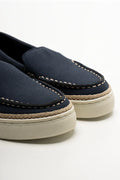Woven Loafers Navy (2)