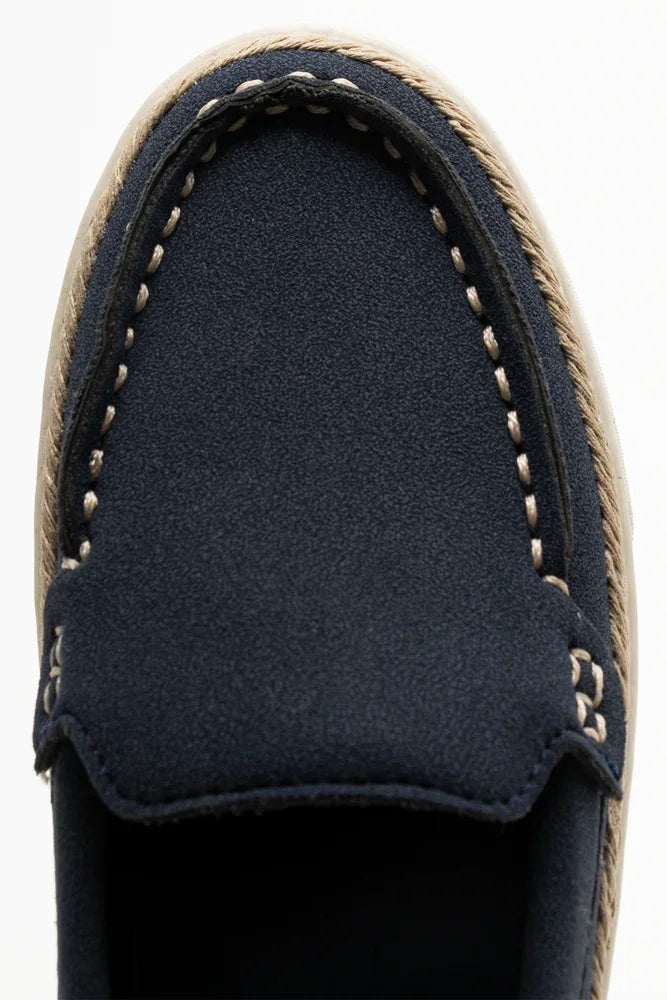 Woven Loafers Navy (4)