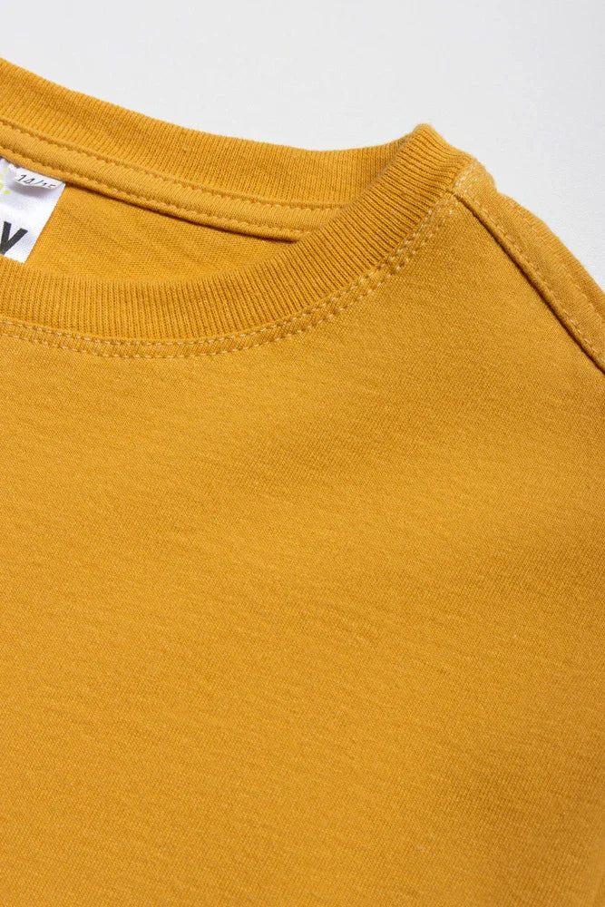 Short Sleeve T-Shirt Yellow
