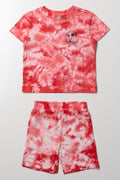 Tie Dye Set Red