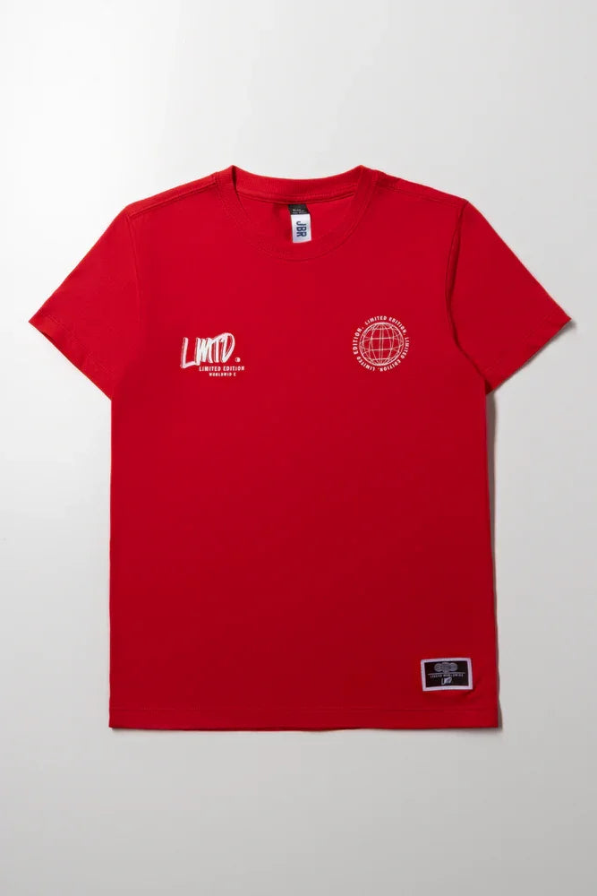 Printed T-Shirt Red